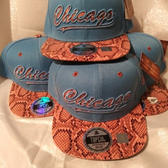 TOPCUL Other - 💕NWT Chicago snakeskin style hat